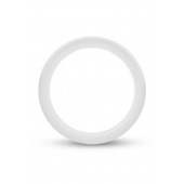 Белое люминесцентное эрекционное кольцо Silicone Glo Cock Ring - Blush Novelties - в Новошахтинске купить с доставкой