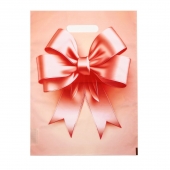 Пакет с принтом в виде банта с вырубной ручкой (30х40 см) - Сима-Ленд - купить с доставкой в Новошахтинске