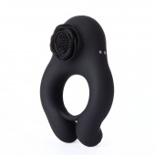 Черное эрекционное кольцо Abe с пультом ДУ - BeYourLover - в Новошахтинске купить с доставкой