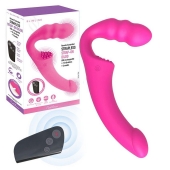 Розовый безремневой страпон Straples Strap-On Dildo - Erokay - купить с доставкой в Новошахтинске