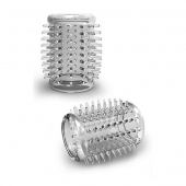 Прозрачная насадка с шипами STAY HARD COCK SLEEVE 01 CLEAR - Blush Novelties - в Новошахтинске купить с доставкой