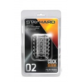 Прозрачная насадка на пенис с шишечками STAY HARD COCK SLEEVE 02 CLEAR - Blush Novelties - в Новошахтинске купить с доставкой