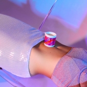 Массажная свеча Light My Fire с ароматом моной - 80 мл. - Love to Love - купить с доставкой в Новошахтинске