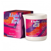 Массажная свеча Light My Fire Coconut с ароматом кокоса - 65 гр. - Love to Love - купить с доставкой в Новошахтинске