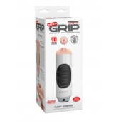 Мастурбатор-вагина Extreme Toyz Mega Grip Vibrating Stroker Mouth - Pipedream - в Новошахтинске купить с доставкой