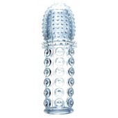 Прозрачная закрытая насадка на пенис - 13,5 см. - Boys of Toys - в Новошахтинске купить с доставкой