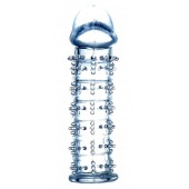 Прозрачная насадка на пенис с рельефом - 12 см. - Boys of Toys - в Новошахтинске купить с доставкой