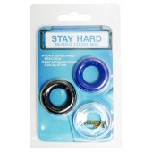 Набор из 3 эрекционных колец без рельефа - Boys of Toys - в Новошахтинске купить с доставкой