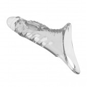 Прозрачная насадка на пенис - 22 см. - Baile - в Новошахтинске купить с доставкой