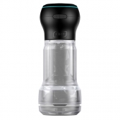 Набор PowerBlow   Feel Pocket Stroker Crystal: мастурбатор и интерактивная насадка - Kiiroo - в Новошахтинске купить с доставкой