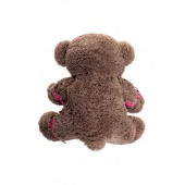 Бондажный набор: бурый мишка с розовыми оковами и наручниками - Pecado - купить с доставкой в Новошахтинске