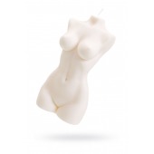 Белая интерьерная свеча в форме женского торса - 850 гр. - Pecado - купить с доставкой в Новошахтинске