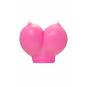 Розовая свеча «Сиськи» - 150 гр. - Pecado - купить с доставкой в Новошахтинске