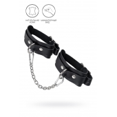 Черные мини-оковы со скруглёнными углами - Pecado - купить с доставкой в Новошахтинске