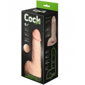 Телесный фаллоудлинитель с мошонкой Cock Next - 17 см. - LOVETOY (А-Полимер) - в Новошахтинске купить с доставкой