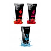 Набор из 3 лубрикантов JUJU (увлажняющий, клубника, малина) - JuJu - купить с доставкой в Новошахтинске