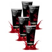 Набор из 5 съедобных лубрикантов JUJU со вкусом вишни - JuJu - купить с доставкой в Новошахтинске