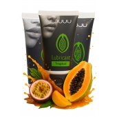 Набор из 3 съедобных лубрикантов JUJU со вкусом тропических фруктов - JuJu - купить с доставкой в Новошахтинске