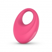 Розовое интерактивное эрекционное виброкольцо Leo - Easy toys - в Новошахтинске купить с доставкой