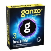 Супертонкие презервативы Ganzo Invisible - 3 шт. - Ganzo - купить с доставкой в Новошахтинске