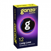 Презервативы с анестетиком для продления удовольствия Ganzo Long Love - 12 шт. - Ganzo - купить с доставкой в Новошахтинске