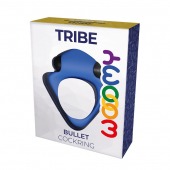 Синее эрекционное кольцо Wooomy Tribeс с вибрацией - Adrien Lastic - в Новошахтинске купить с доставкой