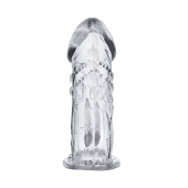 Прозрачная насадка на пенис Uco - 13 см. - A-toys - в Новошахтинске купить с доставкой