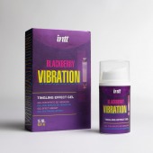 Стимулирующий гель с эффектом вибрации Blackberry Vibration - 15 мл. - INTT - купить с доставкой в Новошахтинске