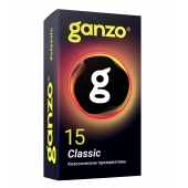 Классические презервативы с обильной смазкой Ganzo Classic - 15 шт. - Ganzo - купить с доставкой в Новошахтинске