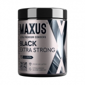 Черные утолщенные презервативы MAXUS Extra Strong с железным кейсом - 15 шт. - Maxus - купить с доставкой в Новошахтинске