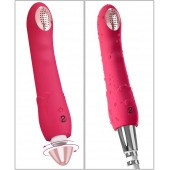 Малиновая насадка на душ с вибрацией Showers to orgasm - 20,1 см. - Orion - купить с доставкой в Новошахтинске