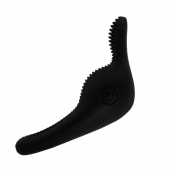 Чёрное эрекционное виброкольцо Thimble - Baile - в Новошахтинске купить с доставкой