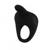 Чёрное эрекционное виброкольцо Thimble - Baile - в Новошахтинске купить с доставкой