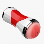 Двусторонний мастурбатор в колбе Power Grip Cup - вагина и ротик - Boys of Toys - в Новошахтинске купить с доставкой