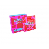 Презервативы с разогревающим эффектом Expert Hot Love - 3 шт. - Expert - купить с доставкой в Новошахтинске