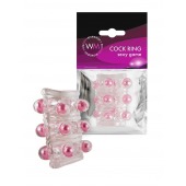 Прозрачная сквозная насадка на пенис с цветными шариками - Erowoman-Eroman - в Новошахтинске купить с доставкой