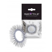 Круглое эрекционное кольцо с «ресничками» - Sextaz - в Новошахтинске купить с доставкой