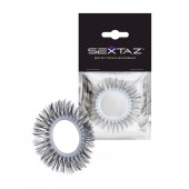 Круглое эрекционное кольцо с длинными «ресничками» - Sextaz - в Новошахтинске купить с доставкой