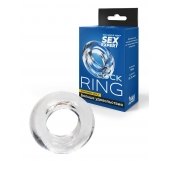Прозрачное эрекционное кольцо-бублик - Sex Expert - в Новошахтинске купить с доставкой
