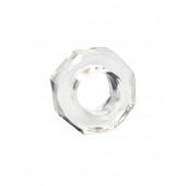 Прозрачное эрекционное кольцо в форме гайки - Sex Expert - в Новошахтинске купить с доставкой