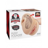 Телесный мастурбатор-вагина Pussy Pounder Squeeze Stroker - Pipedream - в Новошахтинске купить с доставкой