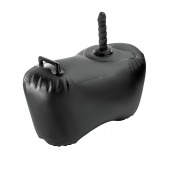 Черное надувное кресло с платформой для фиксации дилдо Body Dock Inflatable Love Seat - Pipedream - купить с доставкой в Новошахтинске