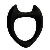 Черное эрекционное кольцо с рожками Wooomy Toro M - Adrien Lastic - в Новошахтинске купить с доставкой