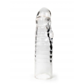 Прозрачная закрытая насадка на член - 15 см. - Sex Expert - в Новошахтинске купить с доставкой