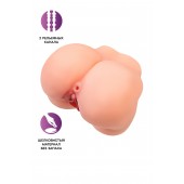 Реалистичный мастурбатор в форме попки с 2 любовными входами - No Name - в Новошахтинске купить с доставкой