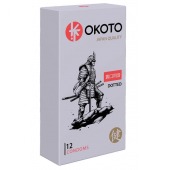 Точечные презервативы OKOTO Dotted - 12 шт. - Sitabella - купить с доставкой в Новошахтинске