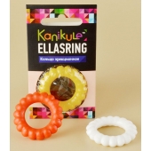 Цветное рельефное эрекционное кольцо Ellasring - Sitabella - в Новошахтинске купить с доставкой