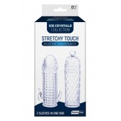 Набор из 2 прозрачных насадок на член Seductive Tickler Sleeves Set - NMC - в Новошахтинске купить с доставкой