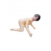 Телесная надувная секс-кукла в позиции догги-стайл - NMC - в Новошахтинске купить с доставкой