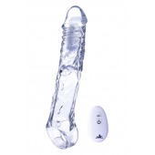 Прозрачная насадка-удлинитель Length Enhancer With Bullet с подхватом - 22,3 см. - NMC - в Новошахтинске купить с доставкой